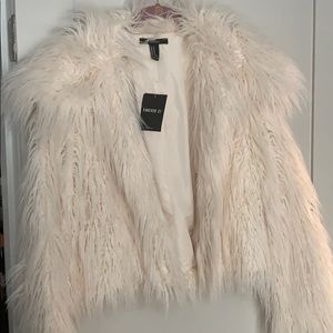 Faux fur jacket